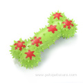 christmas color chew dog bone squeaky pet products